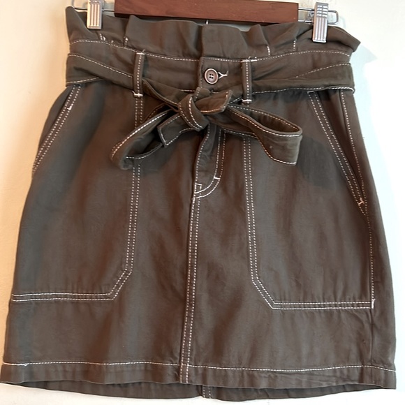 Free People Paper Bag Tie Waist Skirt - Picture 4 of 8